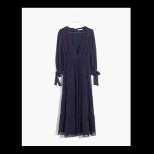 Madewell Tiered Dress in Clipdot